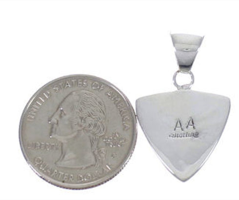 Genuine Sterling Silver And Multicolor Jewelry Slide Pendant PX29232